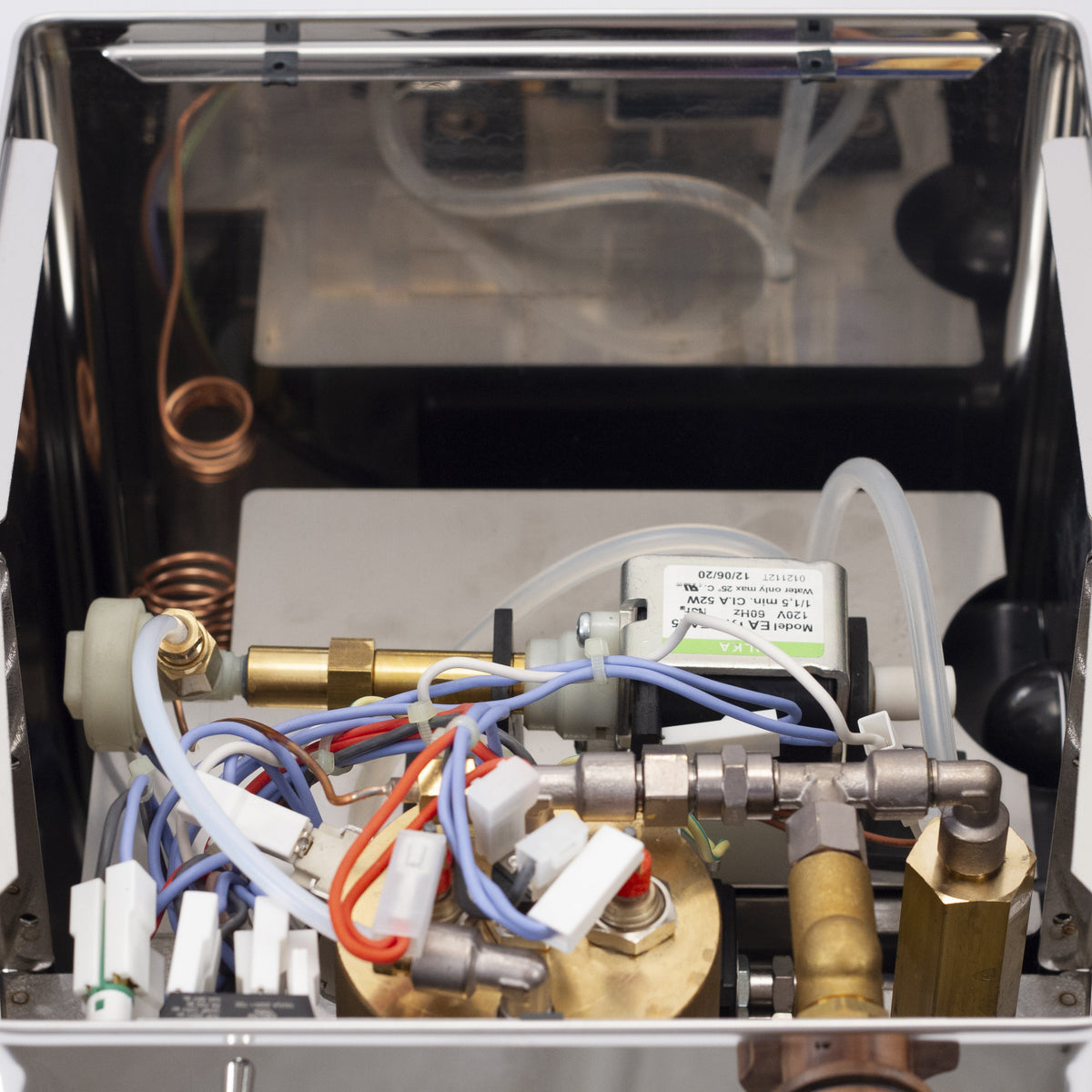 Quick Mill Pippa Single-Boiler Semi-Automatic Espresso Machine in Polished Stainless Steel