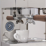 Quick Mill Pippa Single-Boiler Semi-Automatic Espresso Machine in Polished Stainless Steel