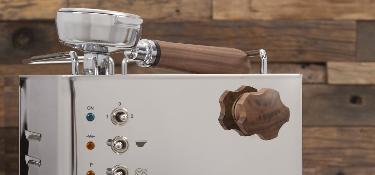 Quick Mill Pippa Single-Boiler Semi-Automatic Espresso Machine in Polished Stainless Steel