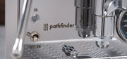 Quick Mill Pathfinder Heat-Exchange Espresso Machine with Gold Panels