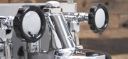 Quick Mill Pathfinder Heat-Exchange Espresso Machine with Gold Panels