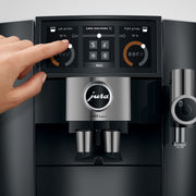 JURA J10 Twin Fully Automatic Espresso Machine with Dual Professional Aroma Grinders