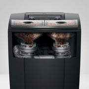 JURA J10 Twin Fully Automatic Espresso Machine with Dual Professional Aroma Grinders