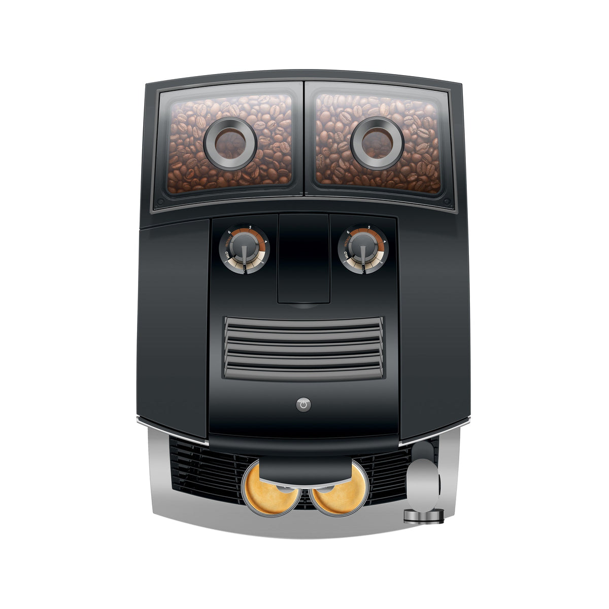 JURA J10 Twin Fully Automatic Espresso Machine with Dual Professional Aroma Grinders