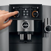 JURA J10 Twin Fully Automatic Espresso Machine with Dual Professional Aroma Grinders