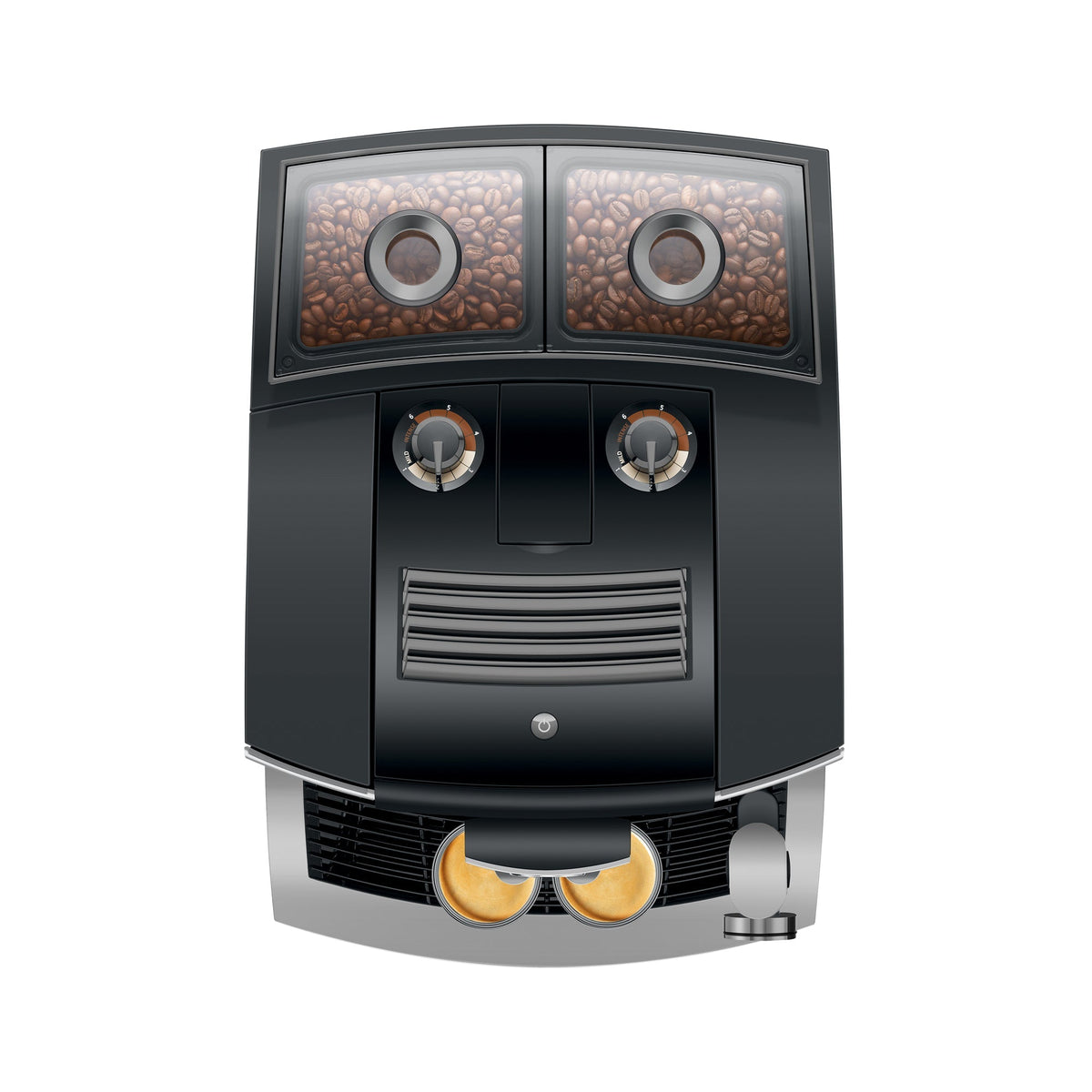JURA J10 Twin Fully Automatic Espresso Machine with Dual Professional Aroma Grinders