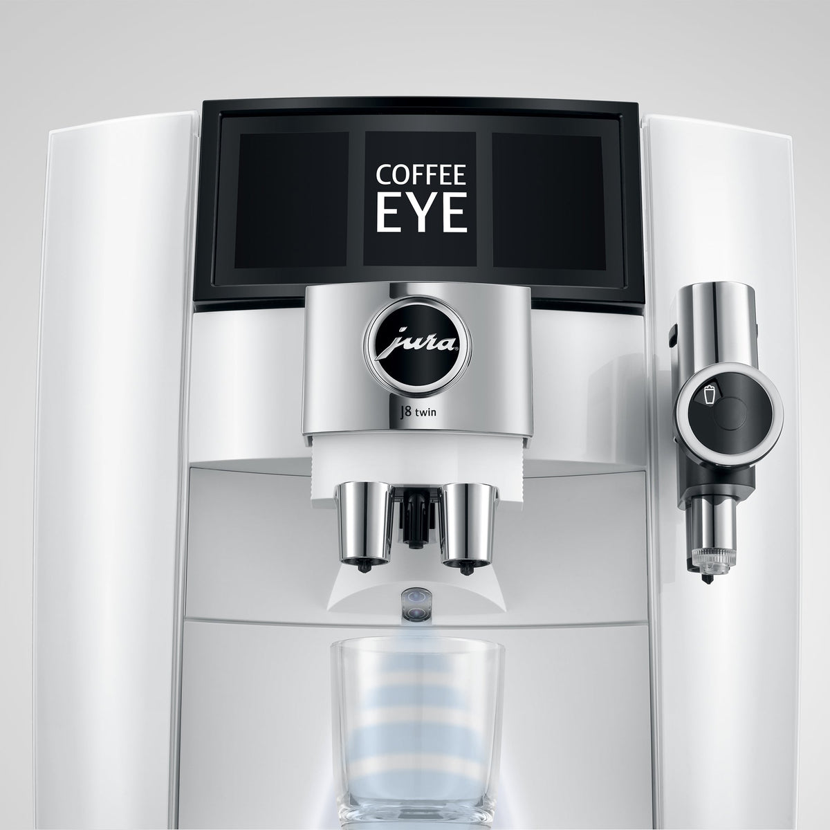 JURA J8 Twin Fully Automatic Espresso Machine with Dual Grinders and 6.7-Inch Display