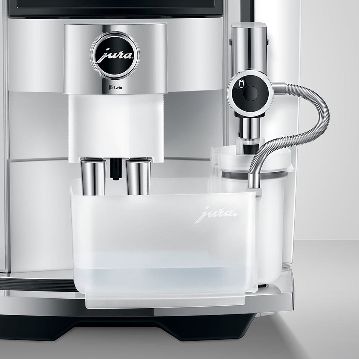 JURA J8 Twin Fully Automatic Espresso Machine with Dual Grinders and 6.7-Inch Display