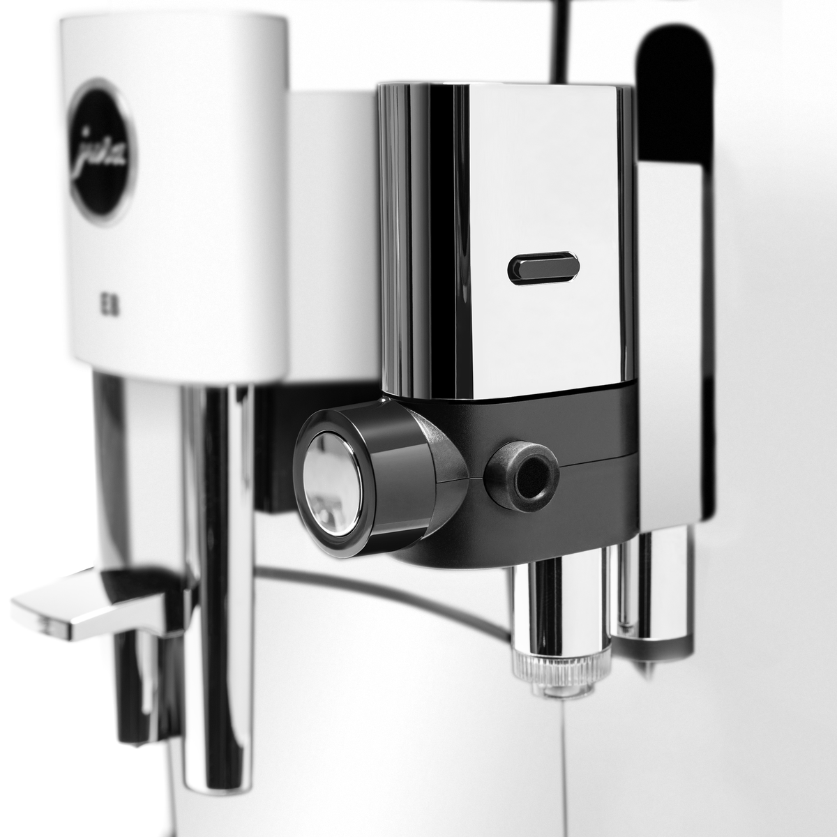 JURA E8 Gen 4 Fully Automatic Espresso Machine with Professional Aroma Grinder 2 and 3.5-Inch Display