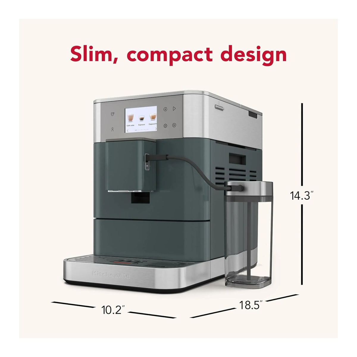 KitchenAid KF7 Fully Automatic Espresso Machine with Milk Container – Juniper – KES8557JP