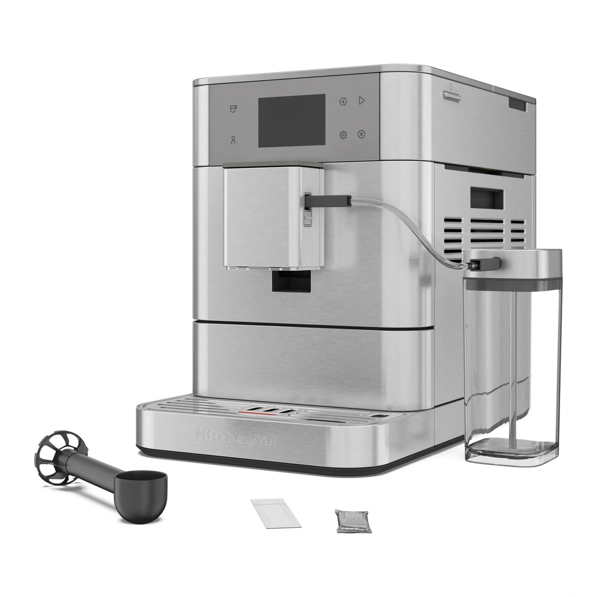 KitchenAid KF7 Fully Automatic Espresso Machine with Milk Container – Stainless Steel – KES8557SX