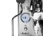 Lelit Mara X Heat-Exchange Espresso Machine with Matte Gold Stainless Steel Exterior
