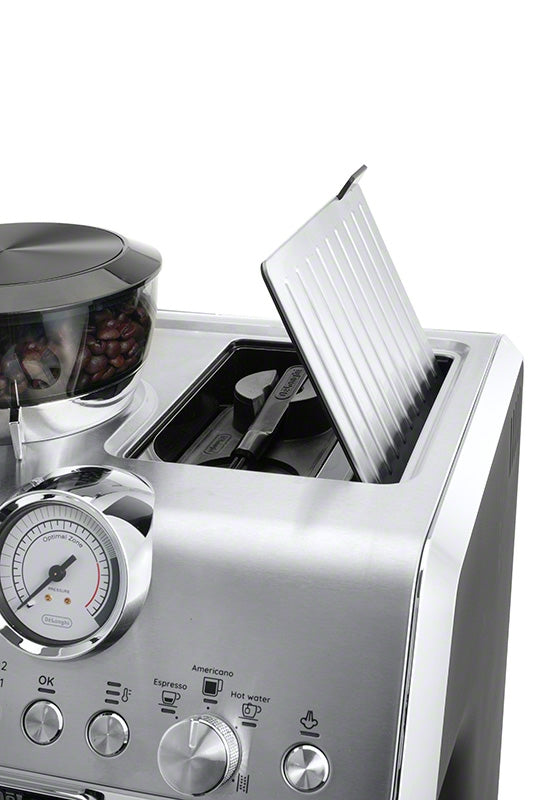 De’Longhi La Specialista Arte Semi-Automatic Espresso Machine with Built-In Grinder – EC9155MB