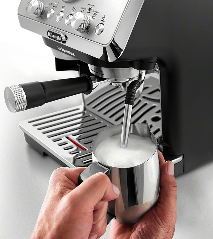 De’Longhi La Specialista Arte Semi-Automatic Espresso Machine with Built-In Grinder – EC9155MB