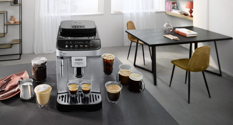 De’Longhi Magnifica Evo Fully Automatic Espresso Machine with LatteCrema Milk System – ECAM29043SB