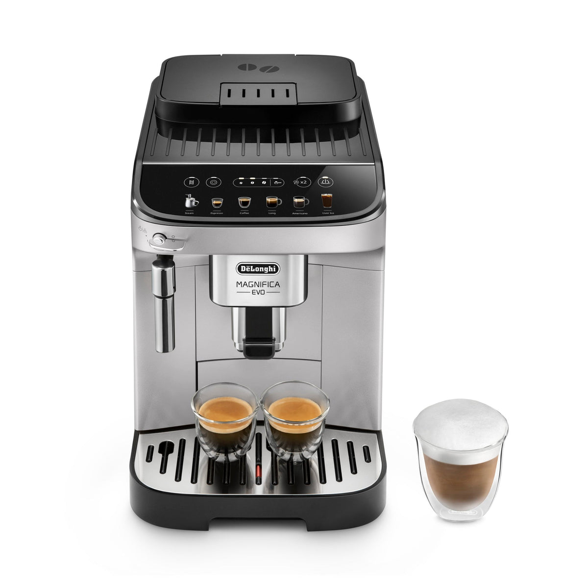 De’Longhi Magnifica Evo Fully Automatic Espresso Machine with LatteCrema Milk System – ECAM29043SB