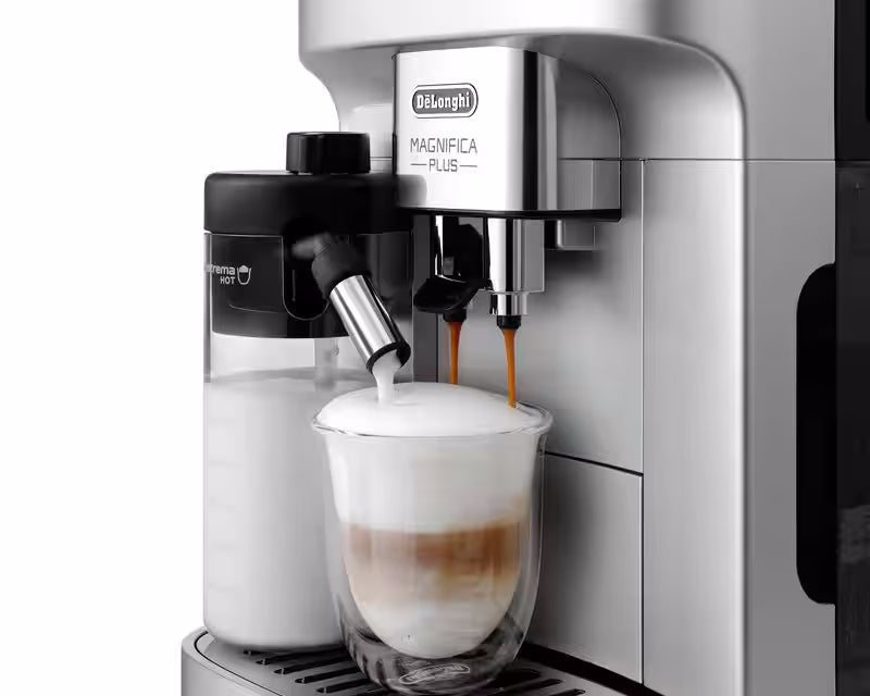 De’Longhi Magnifica Plus Fully Automatic Espresso Machine with Milk System – ECAM32070SB