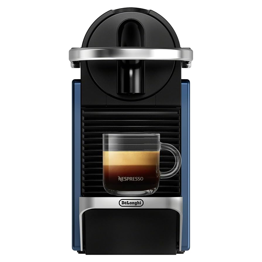 Nespresso by De’Longhi Pixie Capsule Espresso Machine with 19-Bar Pump in Dark Blue