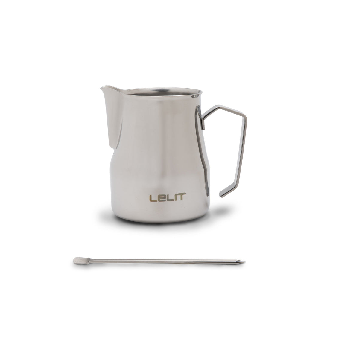 Lelit Stainless Steel Milk Frothing Jug with Double-Tipped Latte Art Pen – 16.9 oz