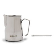 Lelit Stainless Steel Milk Frothing Jug with Latte Art Pen – 25.3 oz