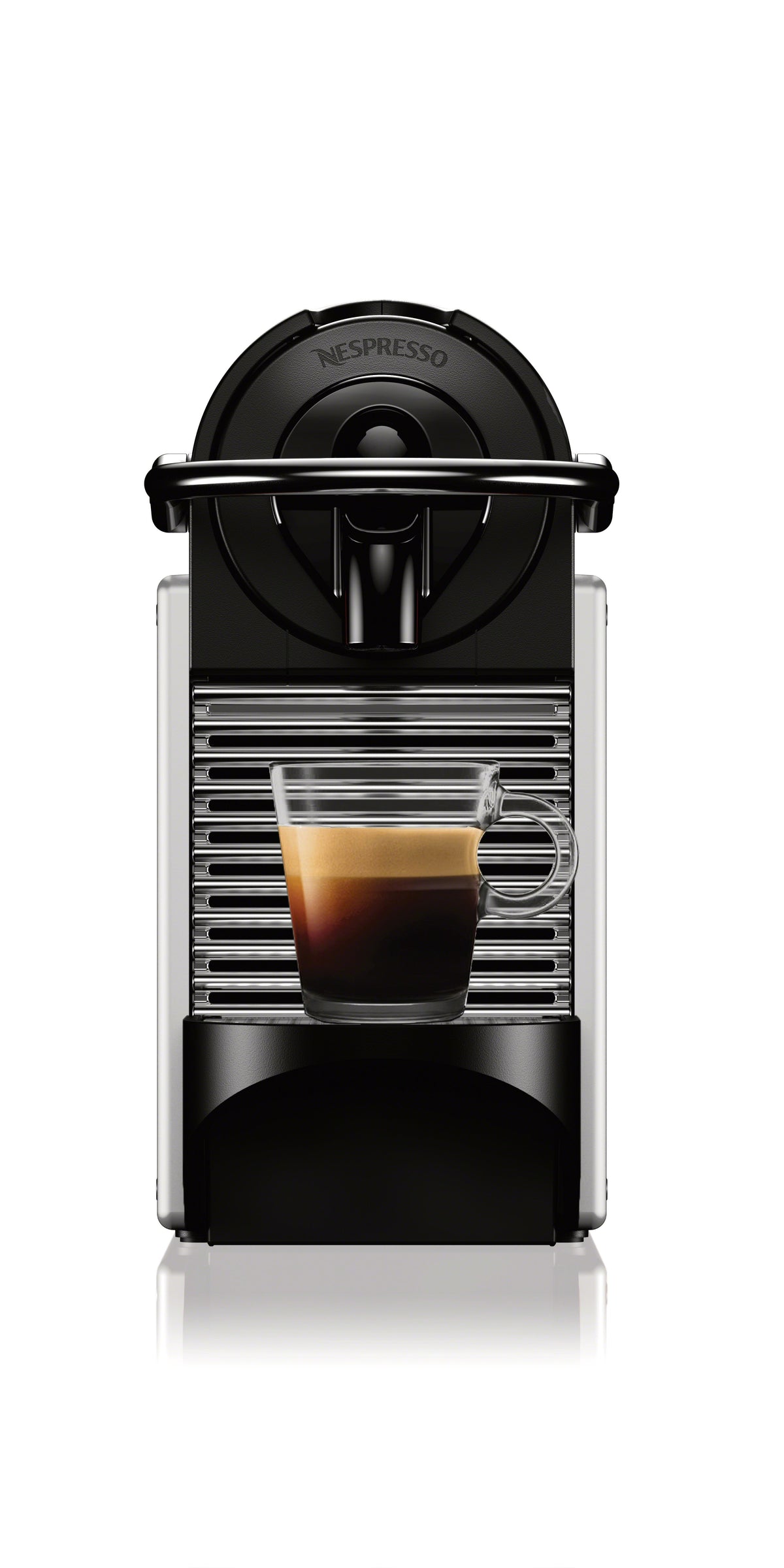 Nespresso by De’Longhi Pixie Capsule Espresso Machine with Aeroccino Milk Frother – Aluminum