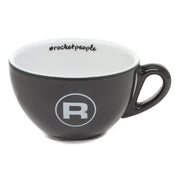 Rocket Espresso Cappuccino Cups and Saucers in Grey – 6 fl oz, 6-Piece Set