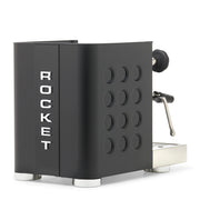Rocket Espresso Appartamento TCA Heat-Exchange Espresso Machine in Black with Black Stripe