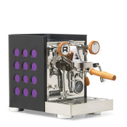 Rocket Espresso Appartamento TCA Heat-Exchange Espresso Machine in Black with Black Stripe