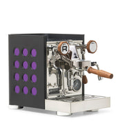 Rocket Espresso Appartamento TCA Heat-Exchange Espresso Machine in Black with Black Stripe