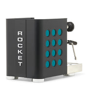Rocket Espresso Appartamento TCA Heat-Exchange Espresso Machine in Black with Black Stripe