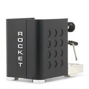 Rocket Espresso Appartamento TCA Heat-Exchange Espresso Machine in Black with Black Stripe