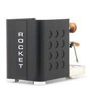 Rocket Espresso Appartamento TCA Heat-Exchange Espresso Machine in Black with Black Stripe
