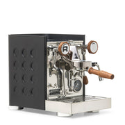 Rocket Espresso Appartamento TCA Heat-Exchange Espresso Machine in Black with Black Stripe