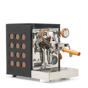 Rocket Espresso Appartamento TCA Heat-Exchange Espresso Machine in Black with Black Stripe