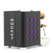 Rocket Espresso Appartamento TCA Heat-Exchange Espresso Machine in Black with Black Stripe