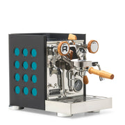 Rocket Espresso Appartamento TCA Heat-Exchange Espresso Machine in Black with Black Stripe