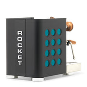 Rocket Espresso Appartamento TCA Heat-Exchange Espresso Machine in Black with Black Stripe