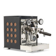 Rocket Espresso Appartamento TCA Heat-Exchange Espresso Machine in Black with Black Stripe