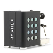 Rocket Espresso Appartamento TCA Heat-Exchange Espresso Machine in Black with Black Stripe