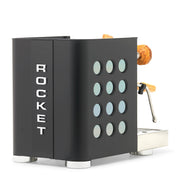 Rocket Espresso Appartamento TCA Heat-Exchange Espresso Machine in Black with Black Stripe