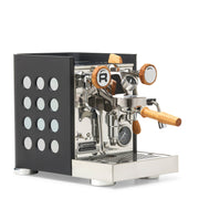 Rocket Espresso Appartamento TCA Heat-Exchange Espresso Machine in Black with Black Stripe