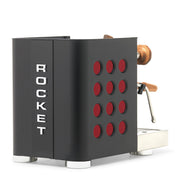 Rocket Espresso Appartamento TCA Heat-Exchange Espresso Machine in Black with Black Stripe