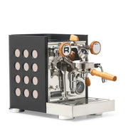 Rocket Espresso Appartamento TCA Heat-Exchange Espresso Machine in Black with Black Stripe