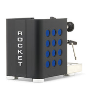 Rocket Espresso Appartamento TCA Heat-Exchange Espresso Machine in Black with Black Stripe