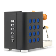 Rocket Espresso Appartamento TCA Heat-Exchange Espresso Machine in Black with Black Stripe