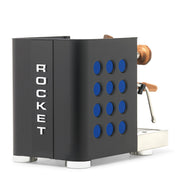 Rocket Espresso Appartamento TCA Heat-Exchange Espresso Machine in Black with Black Stripe
