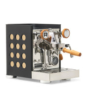 Rocket Espresso Appartamento TCA Heat-Exchange Espresso Machine in Black with Black Stripe