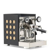 Rocket Espresso Appartamento TCA Heat-Exchange Espresso Machine in Black with Black Stripe