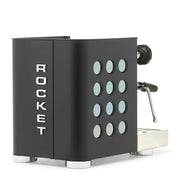 Rocket Espresso Appartamento TCA Heat-Exchange Espresso Machine in Black with Black Stripe