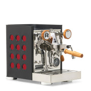 Rocket Espresso Appartamento TCA Heat-Exchange Espresso Machine in Black with Black Stripe